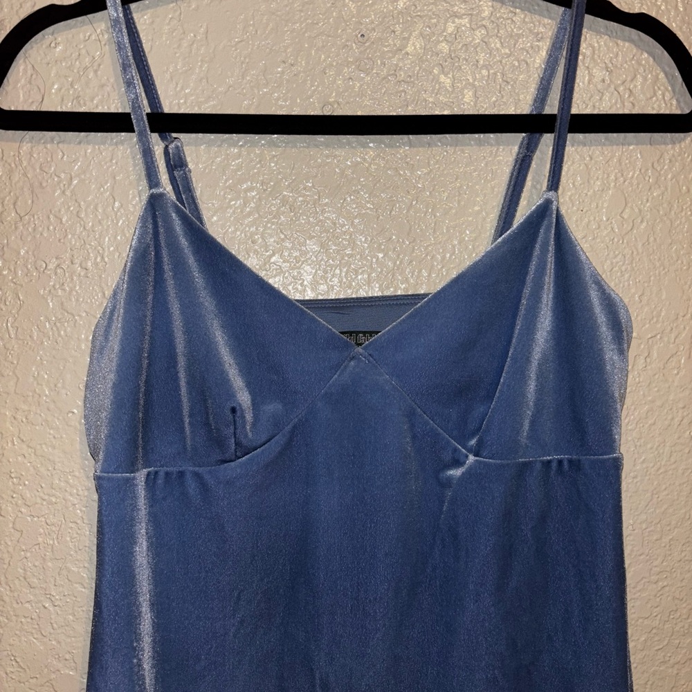 Wild Fable Blue Velvet Dress